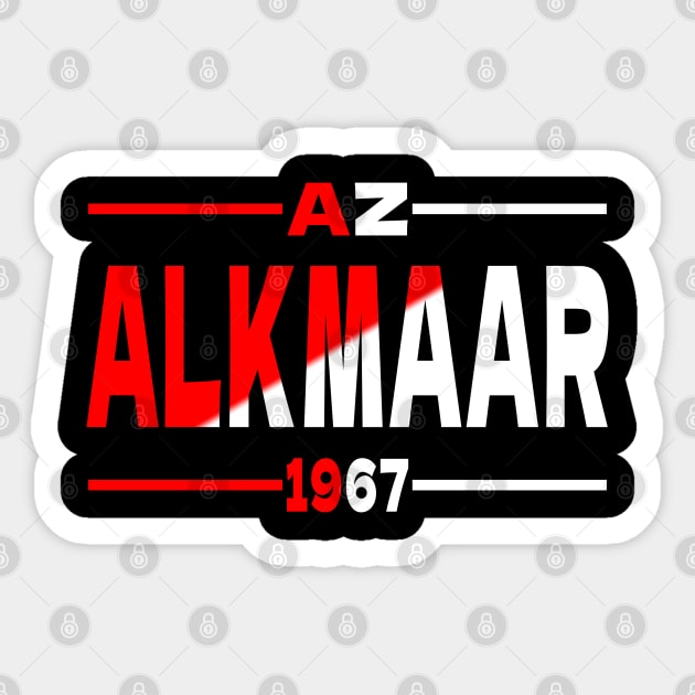 AZ Alkmaar 1967 Classic Sticker by Medo Creations